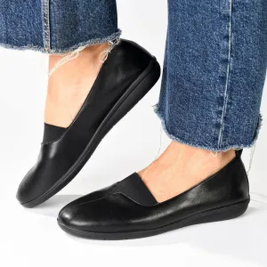 Soft Style By Hush Puppy Cara Flats - Black