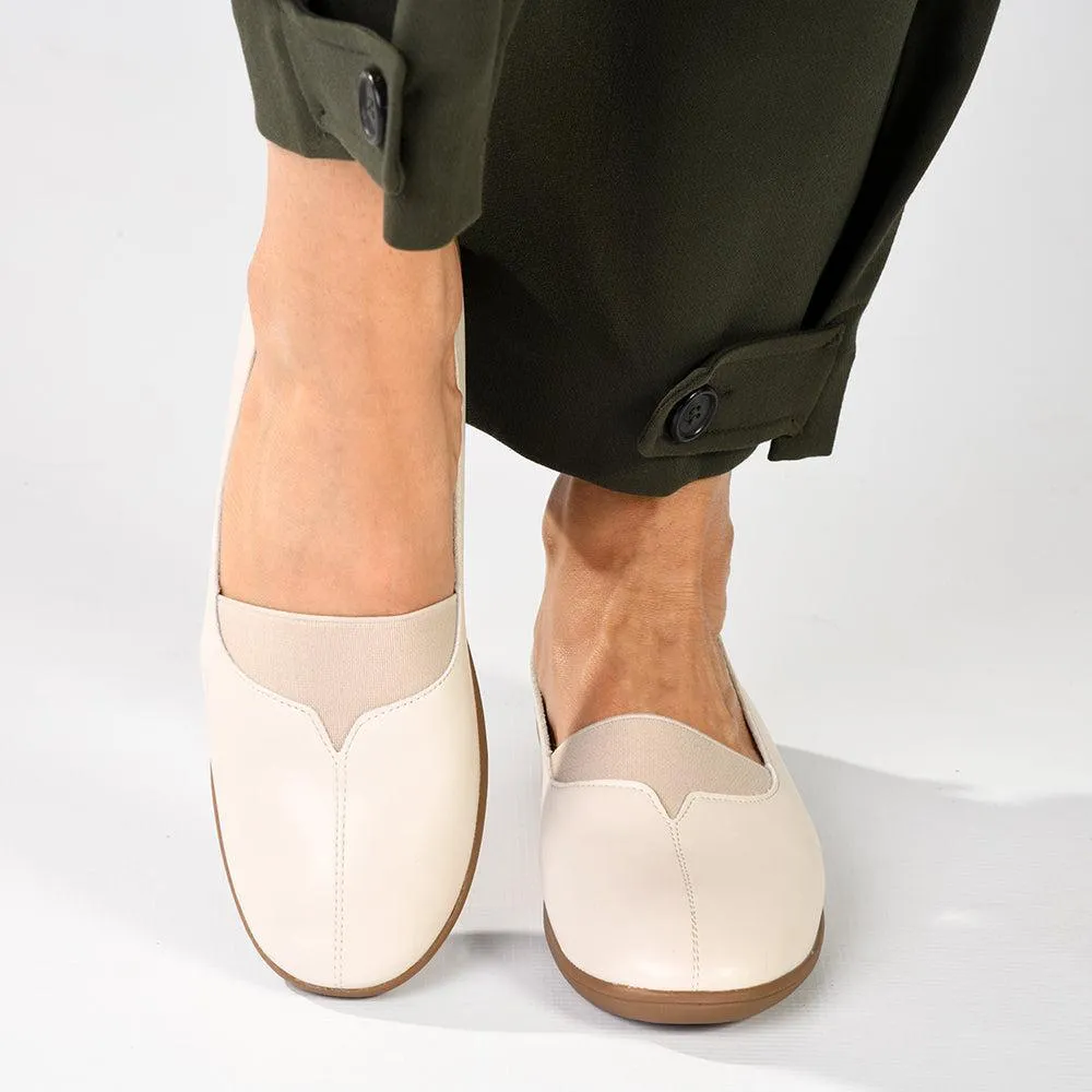 Soft Style By Hush Puppy Cara Flats - Ivory