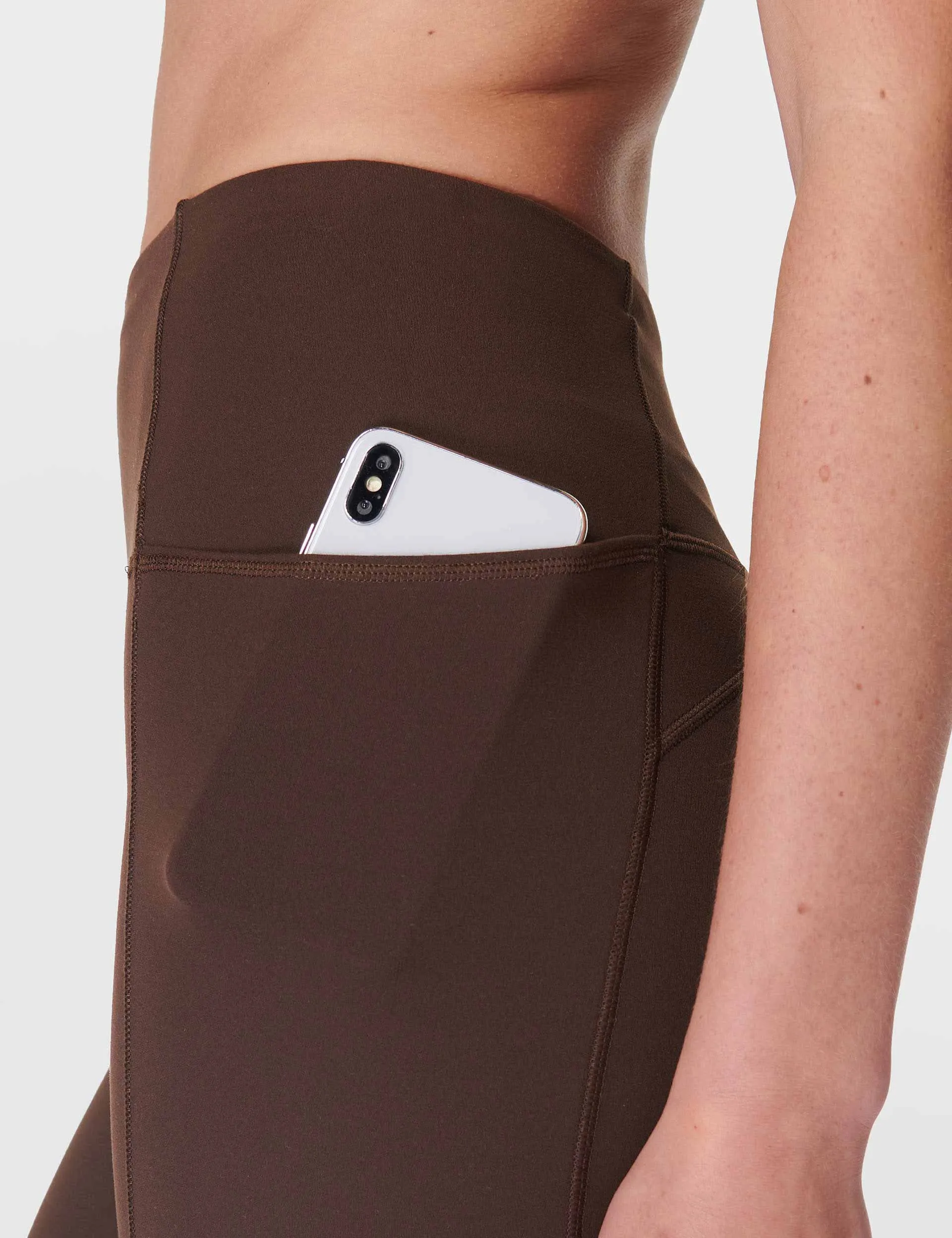 Super Soft 7/8 Yoga Leggings - Cacao Brown