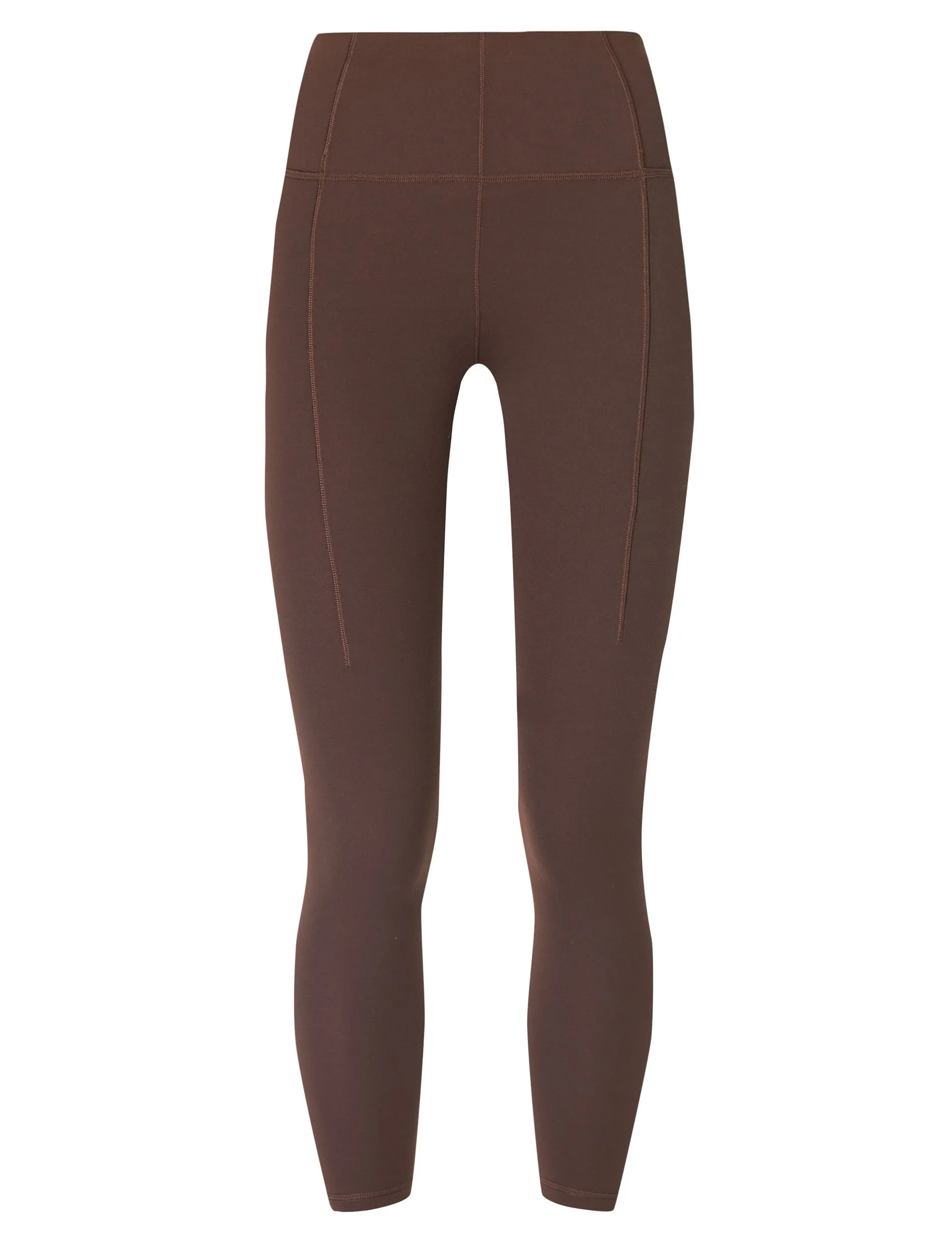 Super Soft 7/8 Yoga Leggings - Cacao Brown