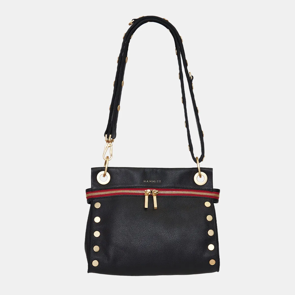 Tony Signature | Black/Brushed Gold Red Zip | Med