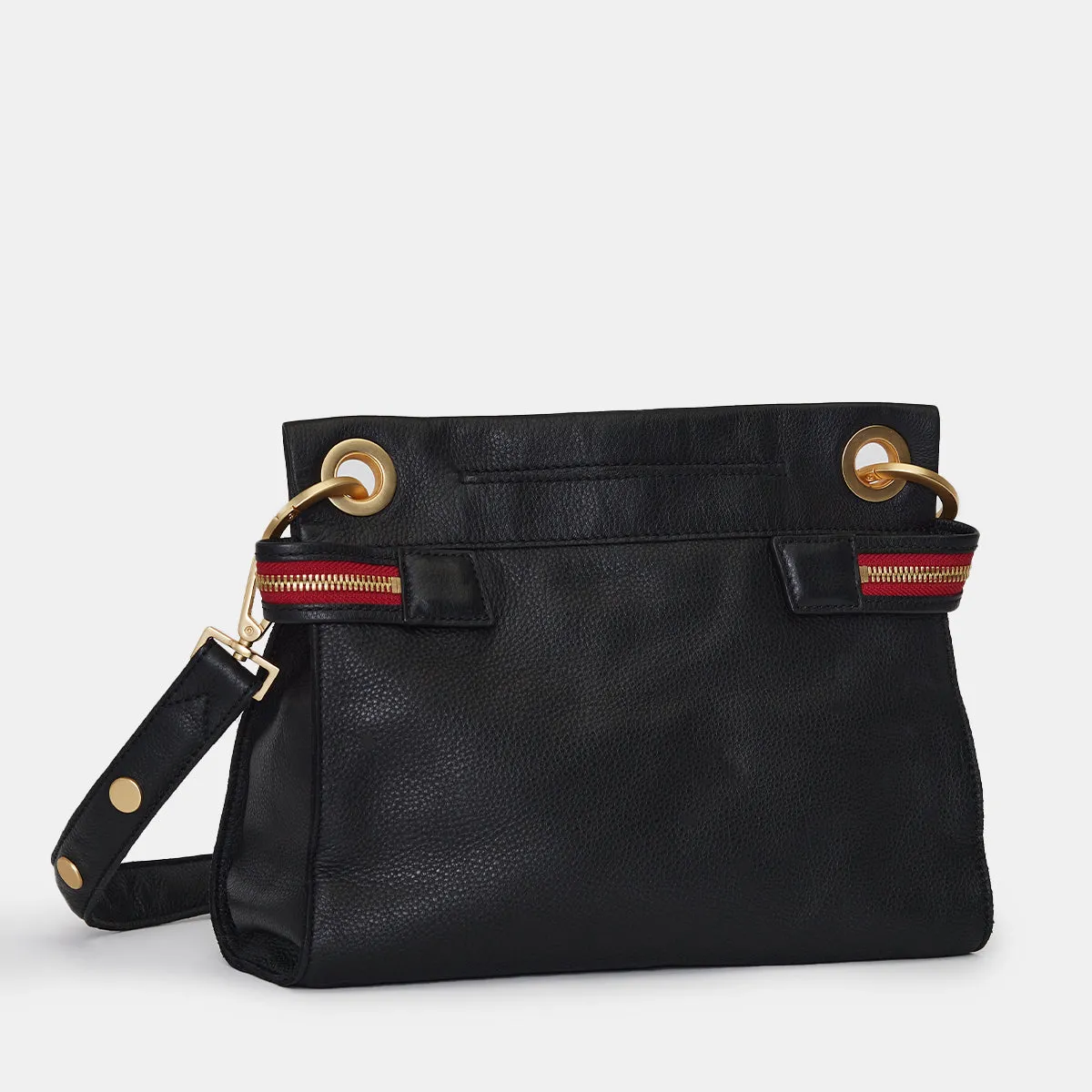 Tony Signature | Black/Brushed Gold Red Zip | Med