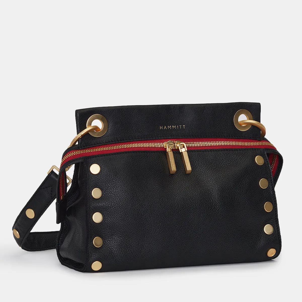 Tony Signature | Black/Brushed Gold Red Zip | Med