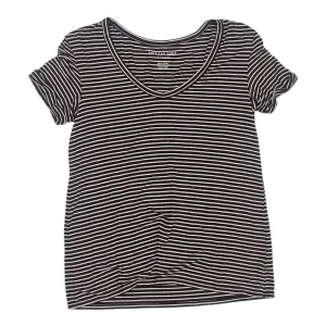Top Ss Basic By American Eagle In Striped Pattern, Size:Xs