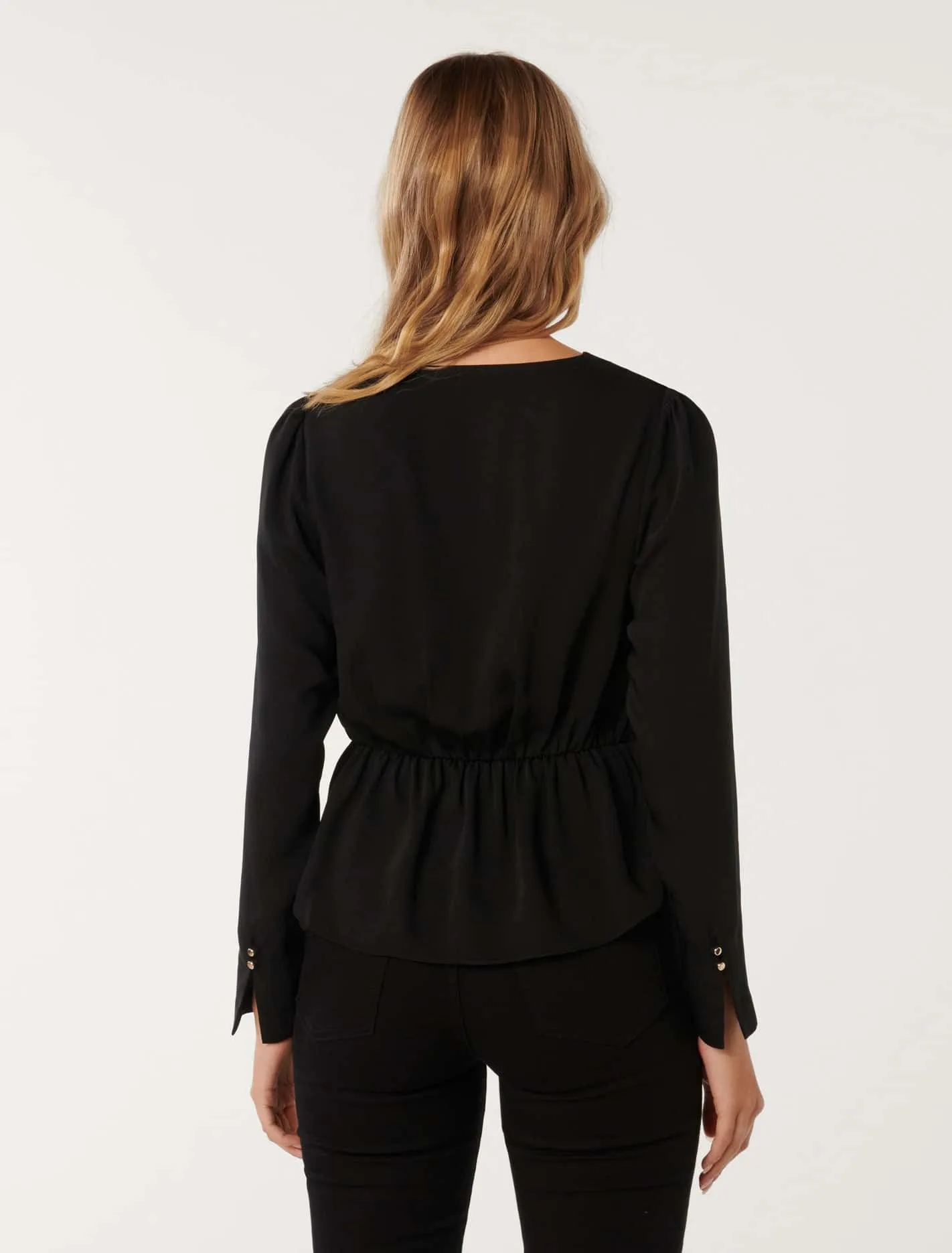 Whitney Wrap Blouse