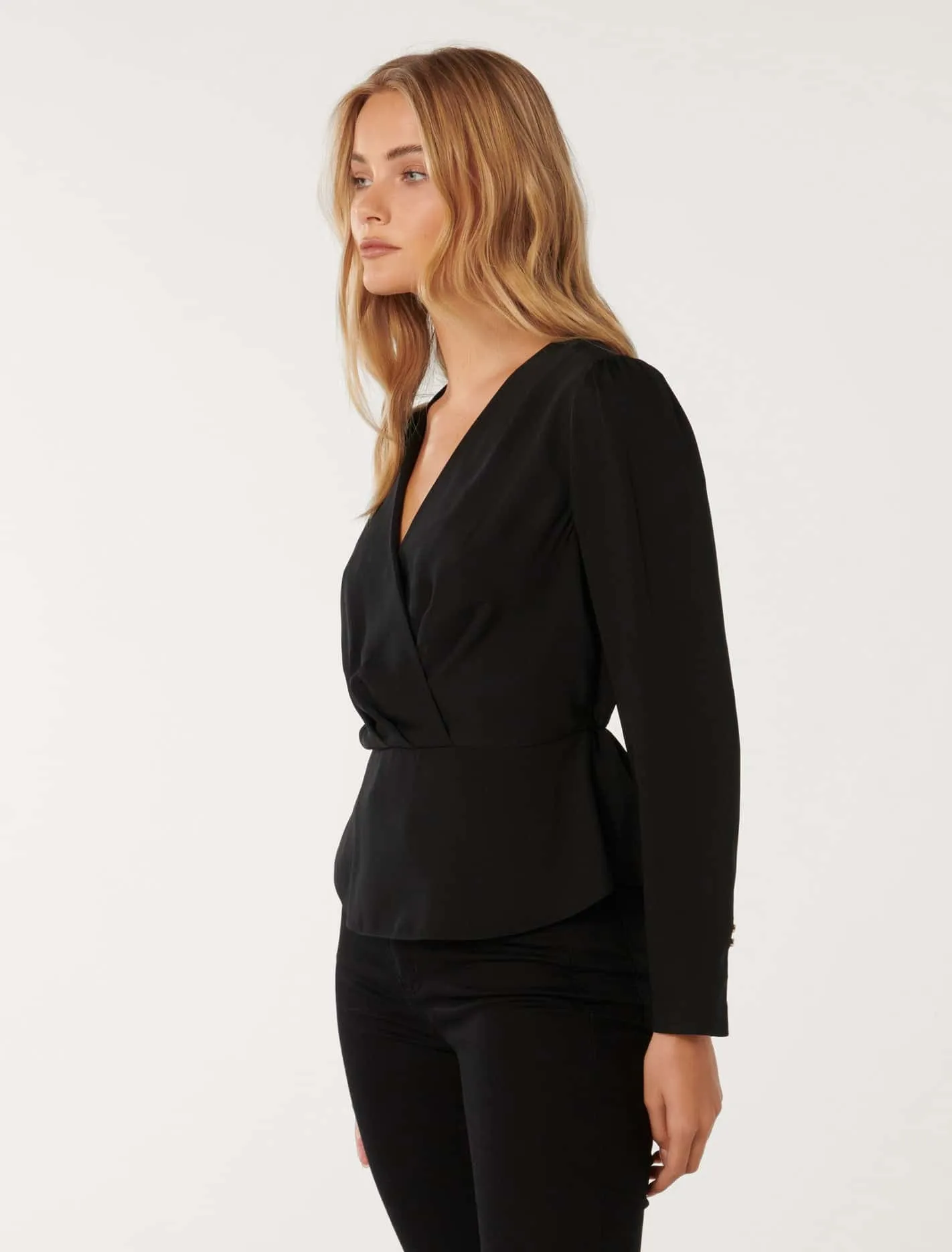 Whitney Wrap Blouse