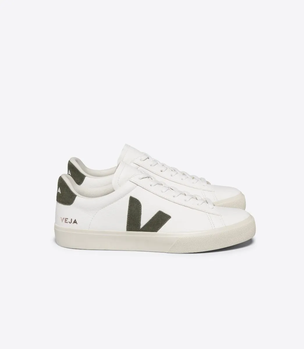 Women's CAMPO LEATHER WHITE KAKI